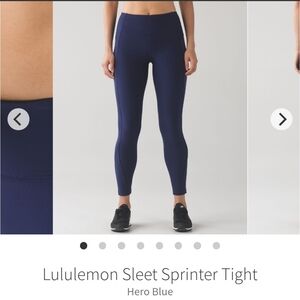 lululemon athletica Women's Leggings - Deep Blue